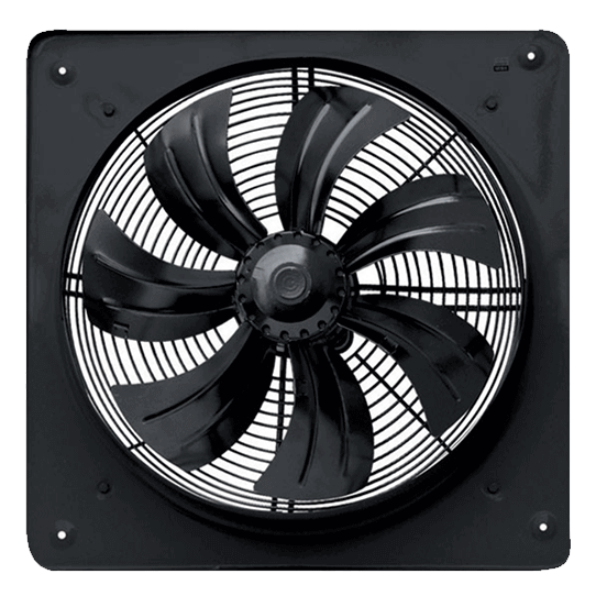 هواکش صنعتی آکسیال چهارگوش طرح آلمان ژنیران IEC-25V/F4S