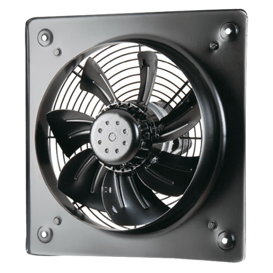 هواکش صنعتی ایلکا هفت پر فلزی مکنده با قاب دمنده VIK-71R6T3