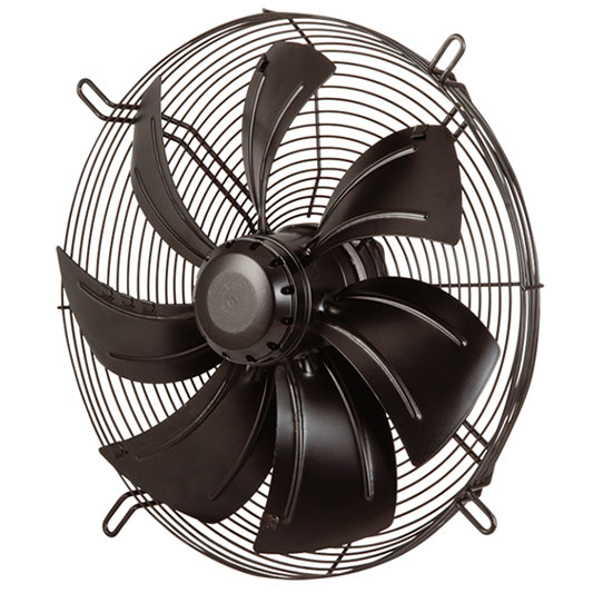 هواکش صنعتی ایلکا هفت پر فلزی مکنده بدون قاب دمنده VIK-35A4S2